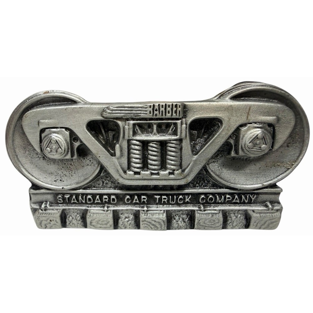 Vintage Belt Buckle Standard Car Truck Company Train Barber LIMITED‎ EDITION